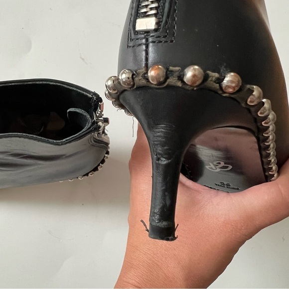 Alexander Wang Eri Studded Leather Ankle Boots In Black - Picture 13 of 16